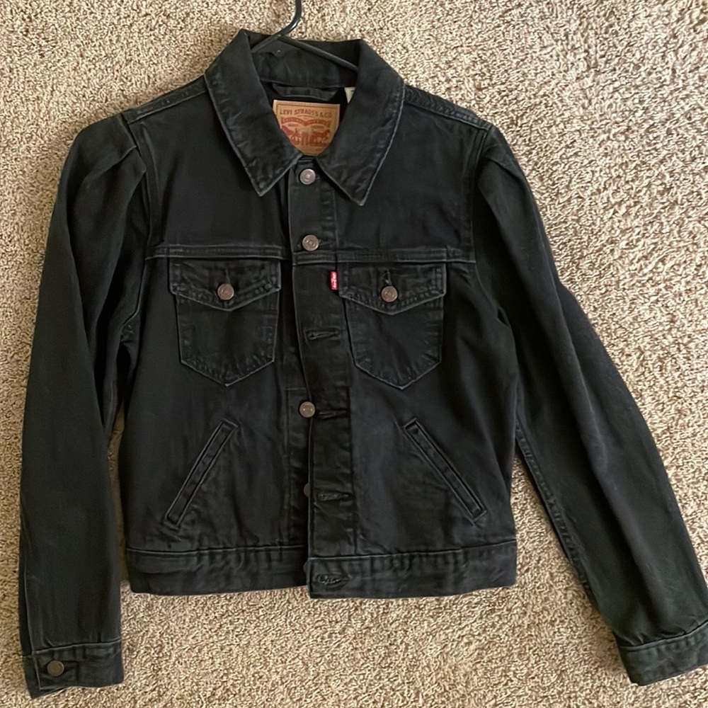 Black Levi Jean Jacket